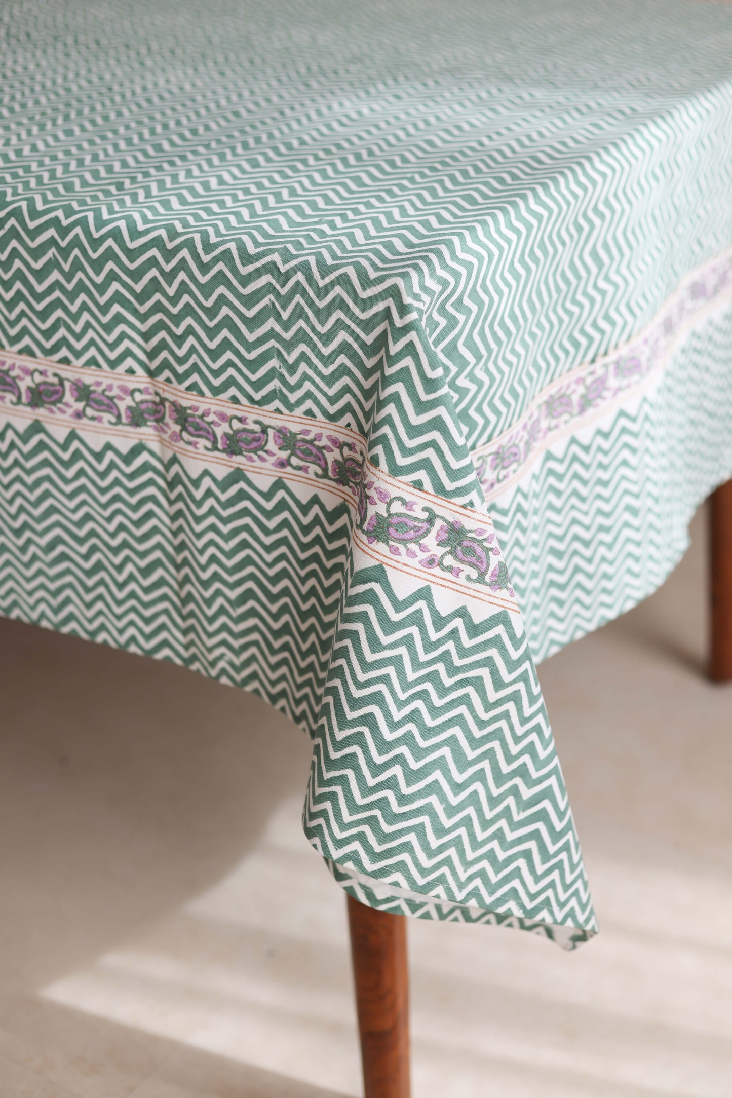 Green Tides Tablecloth