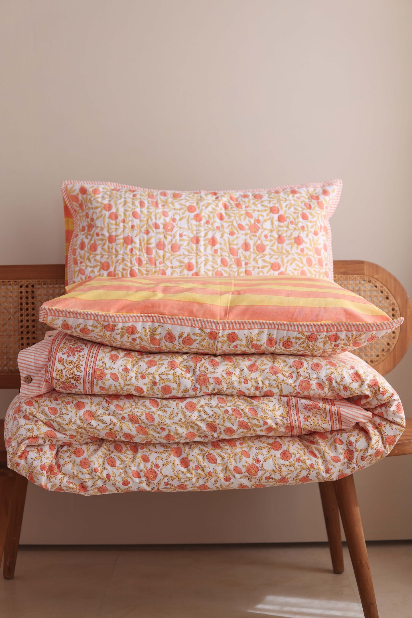 Pomegranate Bloom Duvet Cover Set