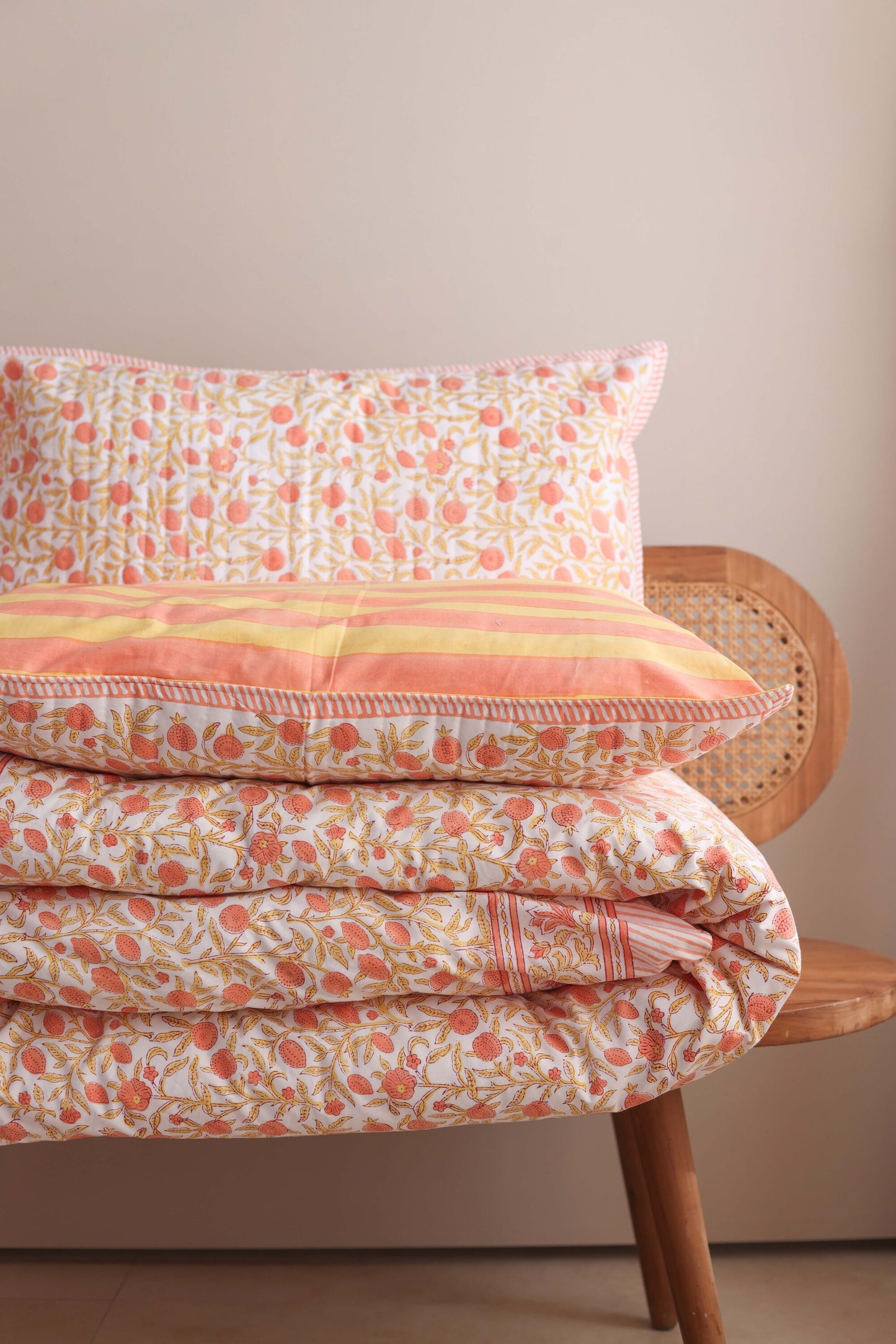 Pomegranate Bloom Duvet Cover Set