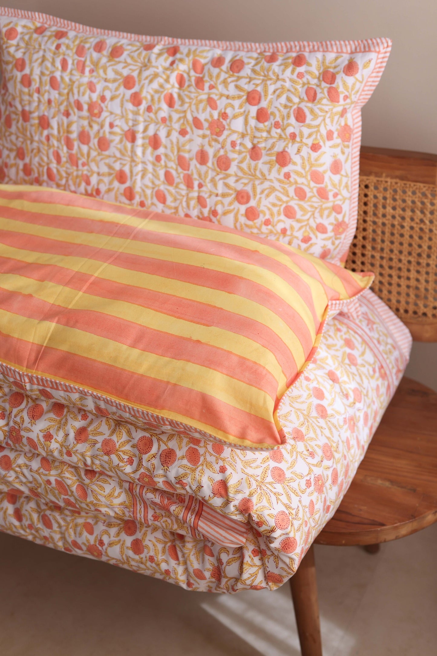 Pomegranate Bloom Duvet Cover Set