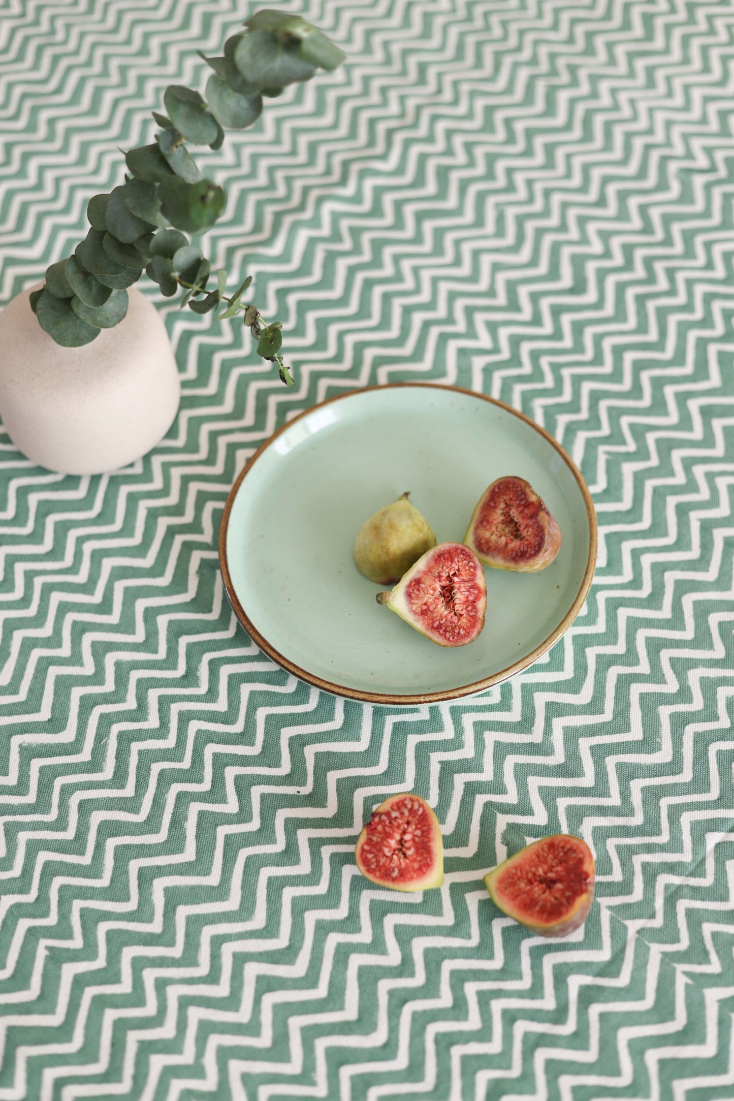 Green Tides Tablecloth