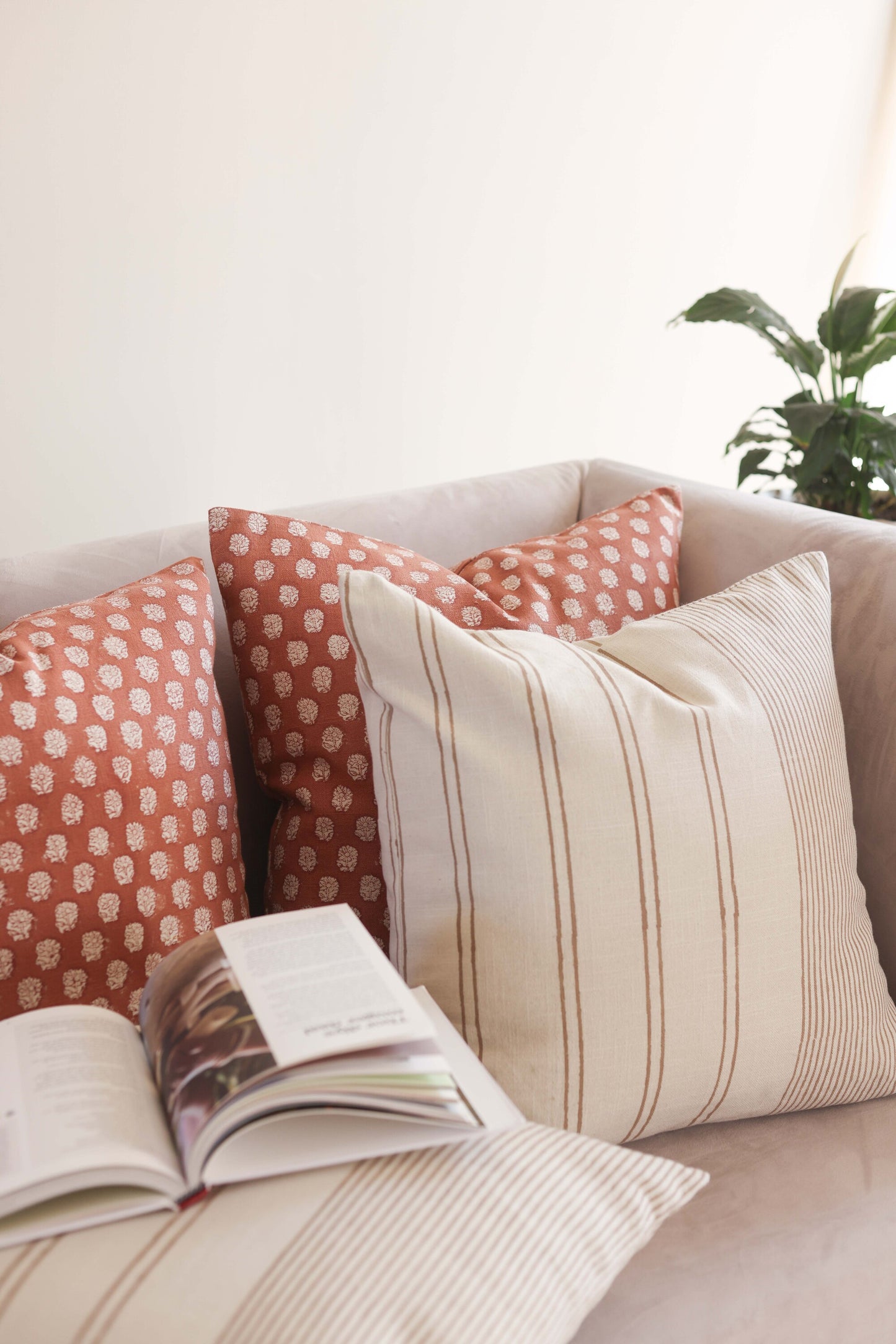 Earth Stripes Cushion Cover