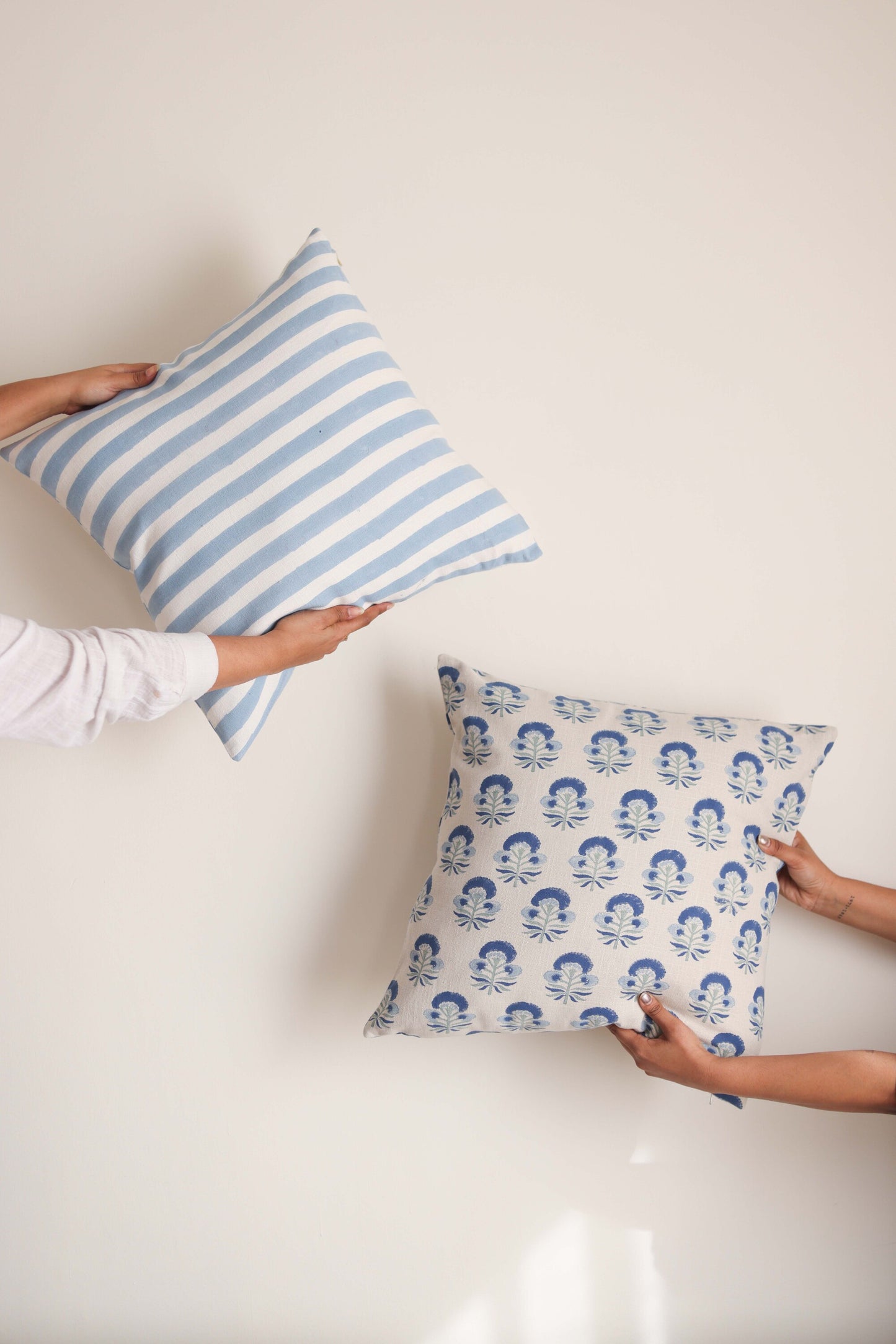 Ocean Stripes Cushion Cover