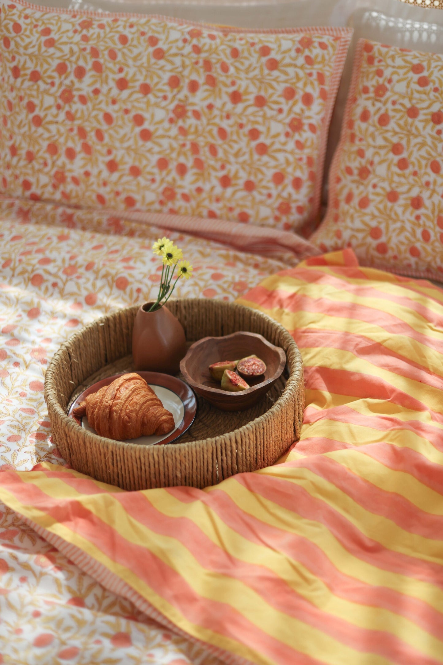 Pomegranate Bloom Duvet Cover Set