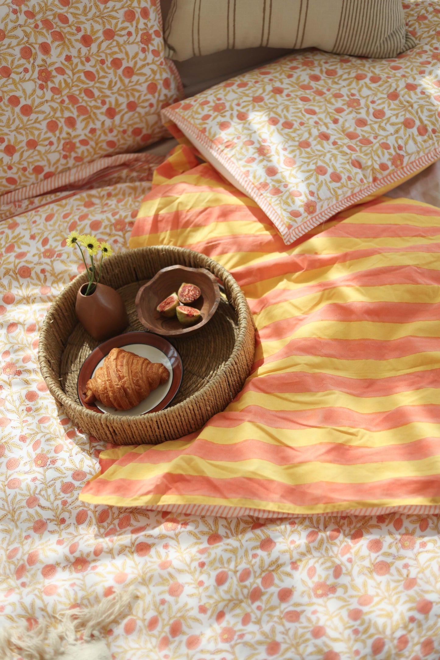Pomegranate Bloom Duvet Cover Set
