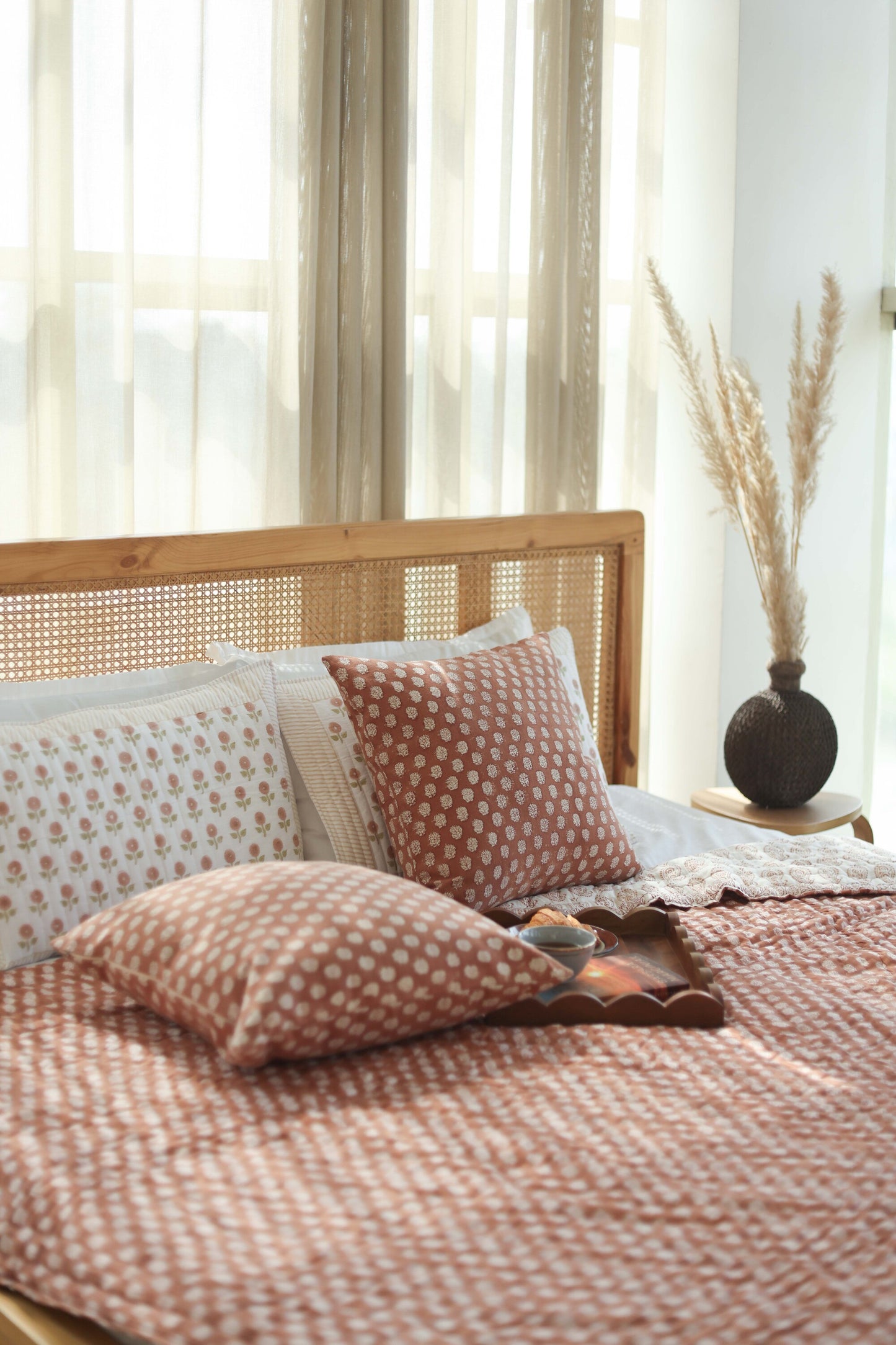 Quilt - Cushion Bundle - Amer Bloom Quilt + Cushion cover
