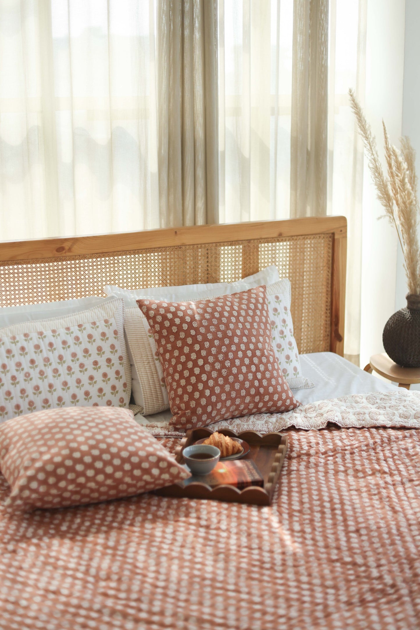 Quilt - Cushion Bundle - Amer Bloom Quilt + Cushion cover