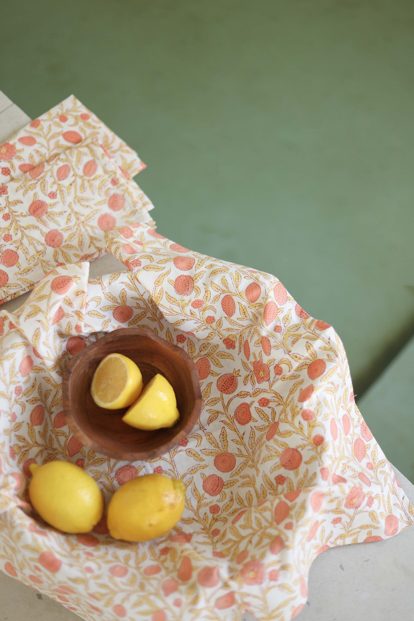 Pomegranate Bloom Napkins