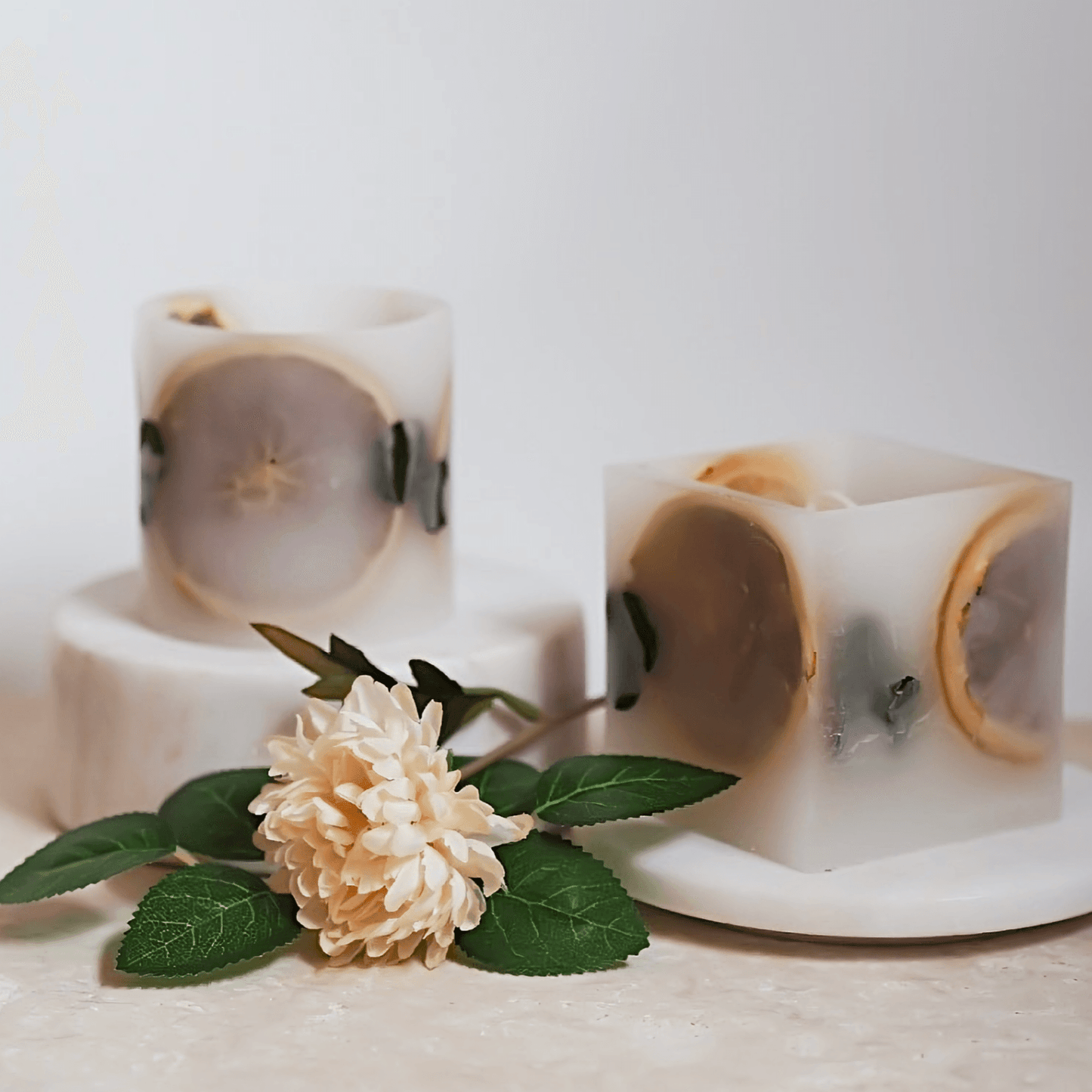 Scented Candles Blossom Edit - Orange Blossom & Grass - La-Ra's - The Artisan Store