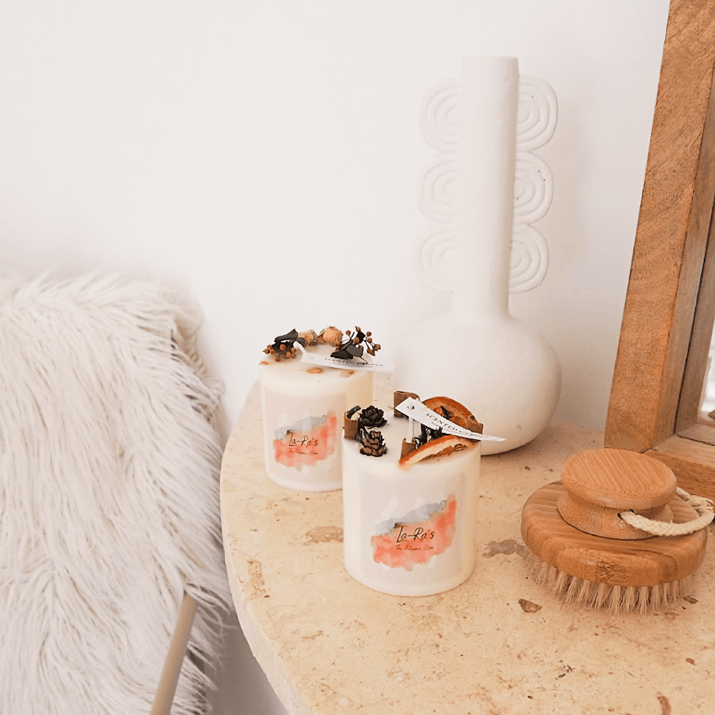 Scented Candles Widerness Glim Scented Candle - Raspberry & Grapefruit - La-Ra's - The Artisan Store