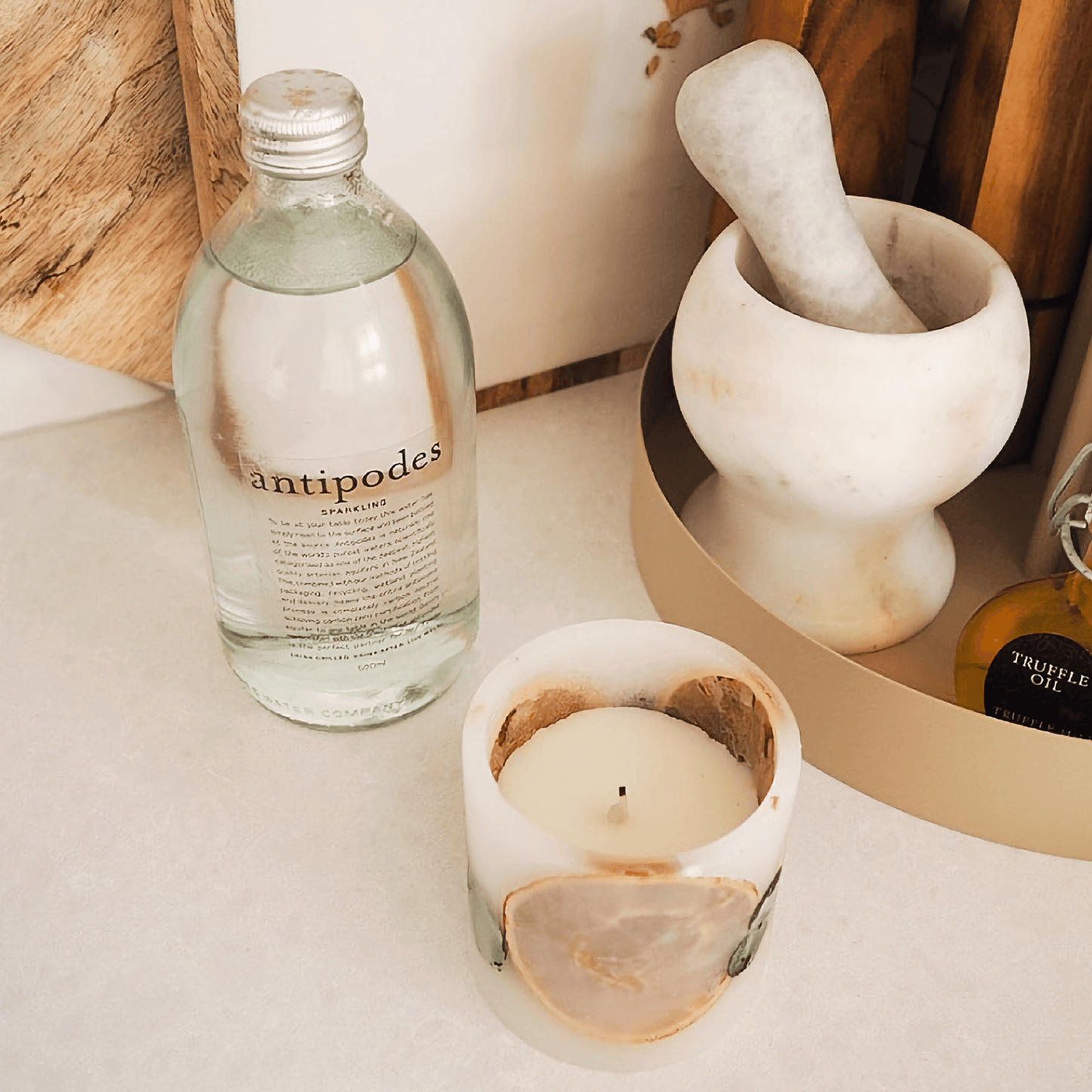 Scented Candles Blossom Edit - Orange Blossom & Grass - La-Ra's - The Artisan Store