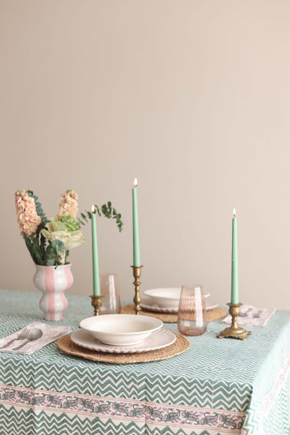 Green Tides Tablecloth