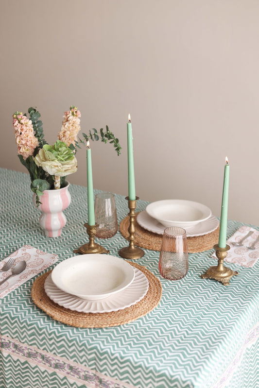 Green Tides Tablecloth