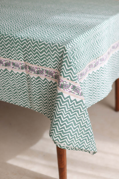 Green Tides Tablecloth