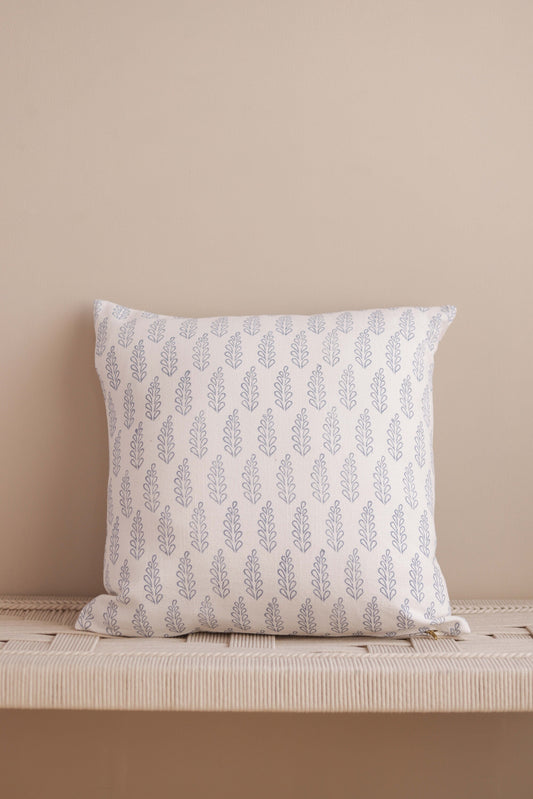 Indigo Vines Cushion Cover