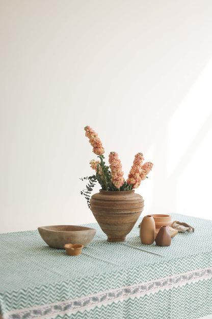 Green Tides Tablecloth
