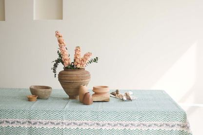 Green Tides Tablecloth