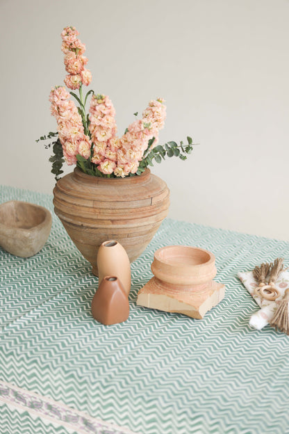 Green Tides Tablecloth