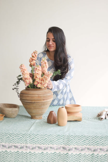 Green Tides Tablecloth